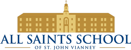 All Saints School of St. John Vianney Logo